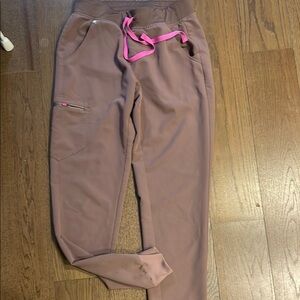 Figs smokey taupe zamora jogger pants